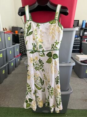 Floral Green & Cream Summer Sundress - Women's p74
